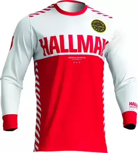 Thor Hallman Differ Slice jersey enduro cross branco e vermelho M sweatshirt-6