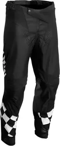 Thor Differ Cheq pantaloni de enduro cross negru și alb 30 - 2901-9517