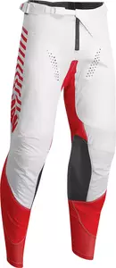 Pantalon Thor Differ Slice enduro cross blanc et rouge 34-2