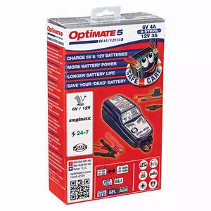 Optimate 5 6V/12V Tecmate akumulatoru lādētājs-3