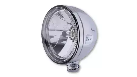 Lampa przód Highsider Skyline 5 3/4 chrom dolne mocowanie ring LED - 223-025