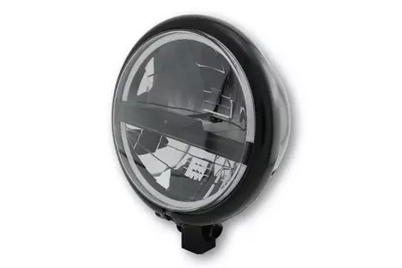 Lampa przód LED Highsider Bates Style typE 5 5 3/4 czarna - 223-213