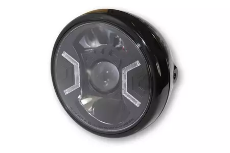 LED Highsider Reno Type2 7" voorlamp zwart - 223-143