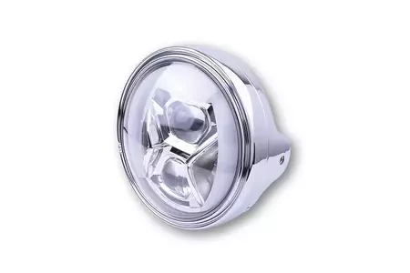 LED voorlamp Highsider Type8 TFL 7" chroom - 223-238