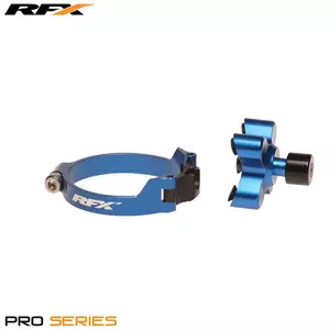 RFX Pro zámek tlumiče modrý Husqvarna TC 50 TC 65 - FXLA7030099BU