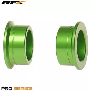 Separadores de rueda trasera RFX Pro verde - FXWS2050099GN