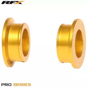 RFX Pro geel Suzuki RM 125/250 achterwiel spacers 01-08 - FXWS3050099YL
