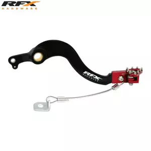 RFX Pro poluga nožne kočnice, crna i crvena, Honda CRF 250 - FXRB1070099RD