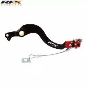 RFX Pro poluga nožne kočnice, crna i crvena, Honda CRFX 250 - FXRB1050199RD