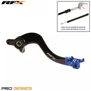 Pédale de frein arrière RFX Pro FT (Noir/Bleu) - FXRB7050099BU