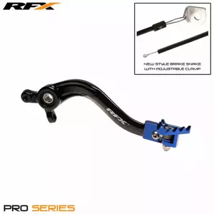 RFX Pro poluga nožne kočnice, crna i plava, Husqvarna TC 65 - FXRB7030199BU