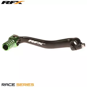 Dźwignia zmiany biegów RFX Race czarno zielona Kawasaki KXF 450 - FXGP2130055GN