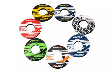 RFX Sport, cuscinetti anti-schiacciamento blu-giallo - FXHG9010000BY