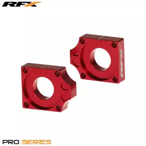 Napinacze tylnej osi RFX Pro czerwone Honda CRF 150 - FXAB1030099RD