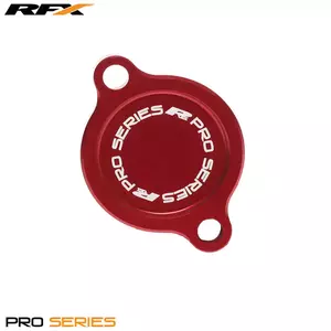 Cobertura do filtro de óleo RFX Pro vermelho Kawasaki KXF250-1