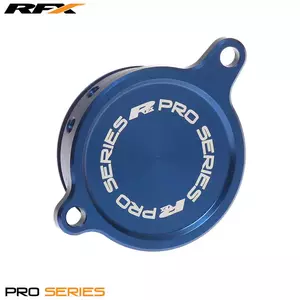 Coperchio filtro olio RFX Pro blu Kawasaki KXF450-1