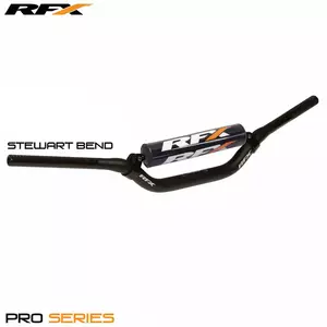 Cobertura de guiador RFX Pro 2.0 F8 28.6mm preto Stewart - FXHB8000299BK