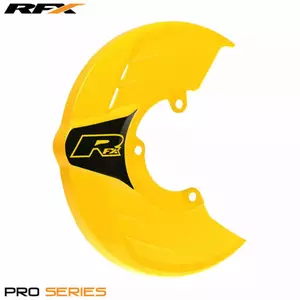 Osłona tarczy hamulcowej przód RFX Pro żółta - FXDG9000099YL