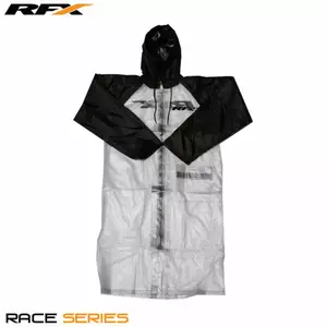 RFX Race mackintosh juodas skaidrus XL - FXWJ208XL55BK