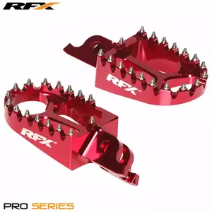 Podnóżki aluminiowe RFX Pro Gas Gas Beta Sherco Montesa czerwone - FXFR9020099RD