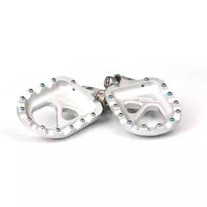 RFX Pro Gas Beta Sherco Montesa apoios para os pés em alumínio prata - FXFR9020099SV