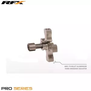 Ajuste do cabo de embraiagem RFX Pro anodizado - FXCA9060399H1
