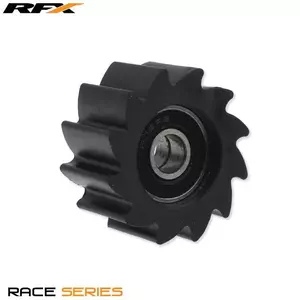 Rolka łańcucha napędowego z łożyskami RFX Race czarna 38mm - FXCR2010055BK