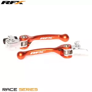 RFX Race naranja remo freno embrague palanca kit - FXFL5010055OR