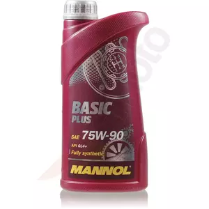 Olej przekładniowy 75W90 Mannol Plus syntetyczny 1l - 8108-1