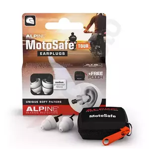 Alpine MotoSafe Tour Ohrstöpsel Lärmstöpsel Gehörschutz für Tour Motorrad-2