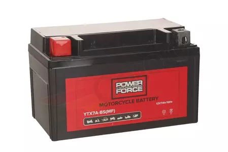 Batterie au gel 12V 6 Ah Power Force YTX7A-BS (WPX7A-BS)-2
