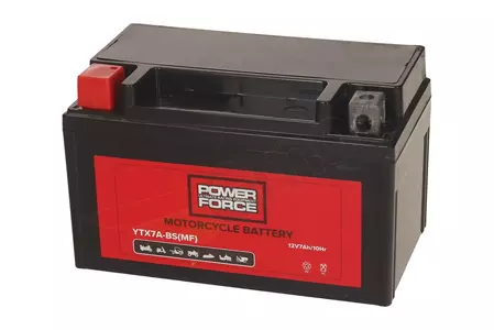 12 V 6 Ah gelinis akumuliatorius "Power Force YTX7A-BS" (WPX7A-BS)-3