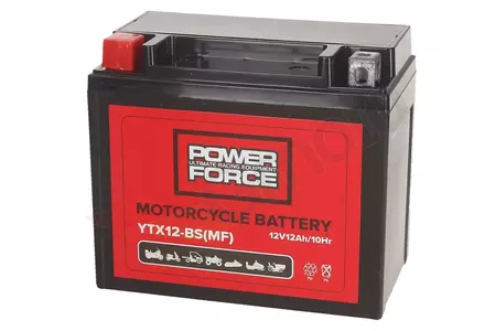Gelová baterie Power Force YTX12-BS (WP12-BS) 12V 10 Ah-2