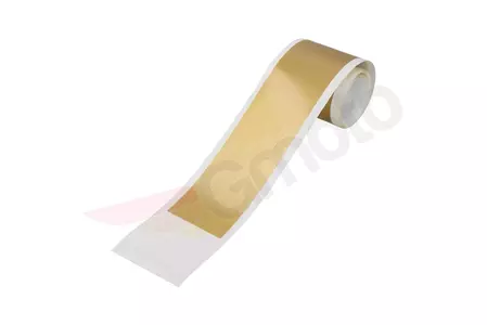 Nietjesstickers - goudkleurige strepen - nietjes 1.6mm x 150cm - 276892