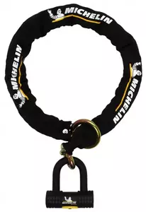 Michelin Mini U-Lock + cadena 120 con eslabón de lazo (grado S.R.A.) - 809837