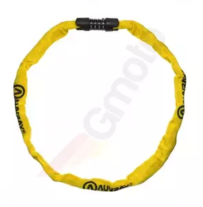 Auvray K-Block-kæde gul 90 længde 90 cm, diameter 4 mm-1