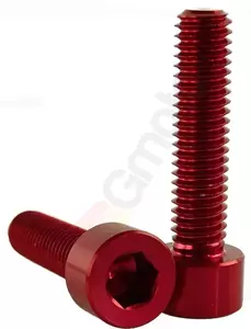 M5x45 unbrako cylinderformet rød - VIC-TC545RJ
