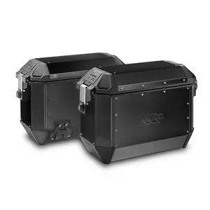 Kappa 36L K'Mission Monokey hliníkové boční kufry černé (2 ks). - KMS36BPACK2