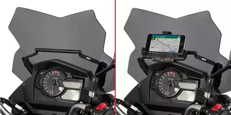 "Kappa" skersinis, skirtas GPS telefonų laikikliams tvirtinti Suzuki DL 650 V-Strom 2017-2020 - KFB3112