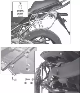 Багажник за паници TE4103K Kawasaki Versys 650 2010-2014 - TE4103K