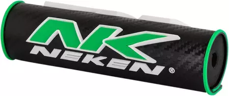 Gąbka na kierownicę Neken czarno-zielona 21cm - PADCS-3D-BKGR