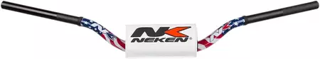 Alumiininen ohjaustanko Neken 28.6mm 85 Low USA:n lippumotiivi - R00026C-USA