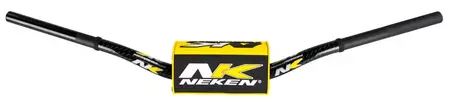 Manillar de aluminio Neken 28.6mm negro/amarillo - R00025C-YEB