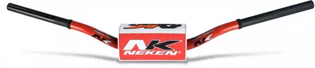 Neken 28.6mm aluminium guidon K-Bar rouge/blanc - R00182C-RW