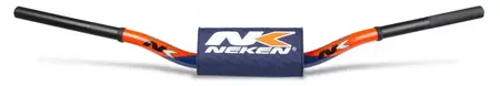 Manubrio Neken in alluminio 28,6 mm K-Bar arancio-blu - R00182C-OR-BL