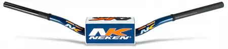 Алуминиево кормило Neken 28,6 мм лилаво и бяло - R00121C-PUW