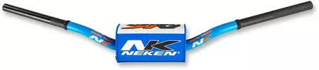 Manillar Neken 28.6mm Quad aluminio azul y blanco - R00024C-LBW