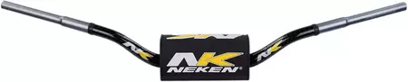 Guidon aluminium Neken 28.6mm SFH K-Bar noir/jaune - SFH00182C-BKY