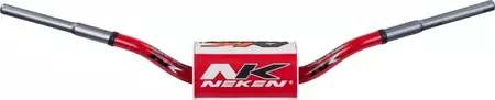Manubrio Neken 28,6 mm in alluminio SFH K-Bar rosso/bianco - SFH00182C-RW
