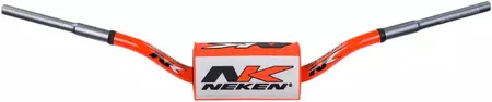Ghidon Neken 28.6mm din aluminiu SFH K-Bar portocaliu și alb - SFH00182C-ORW
